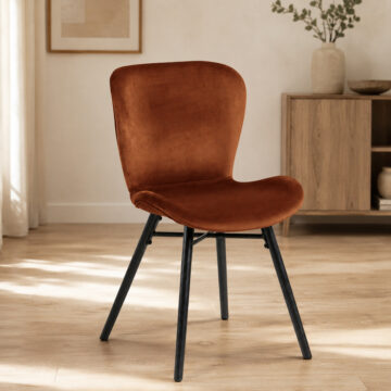 Batilda Pair of Copper Dining Chairs