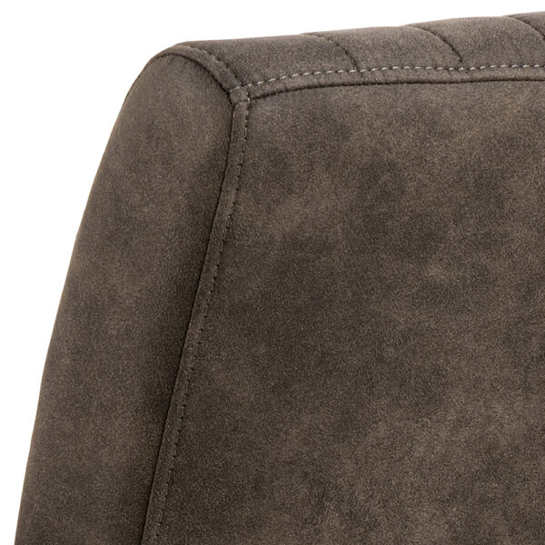 Adele Dining Chair in Grey Fabric Set of 2 | Assembly Required