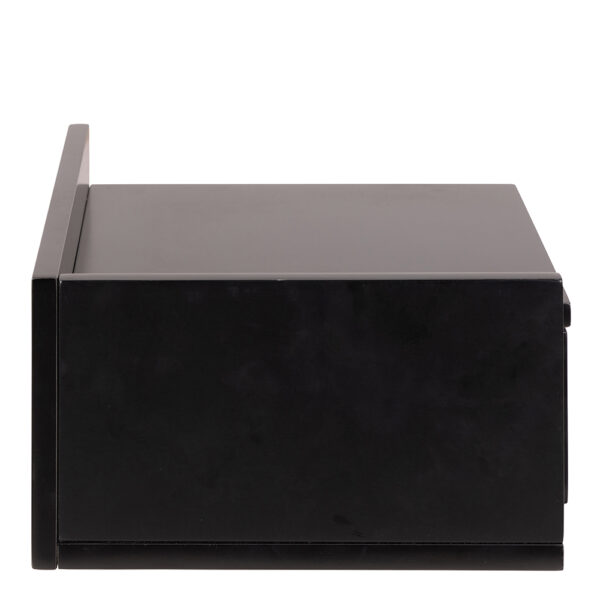 Ashlan Bedside Table in Black | Assembly Required