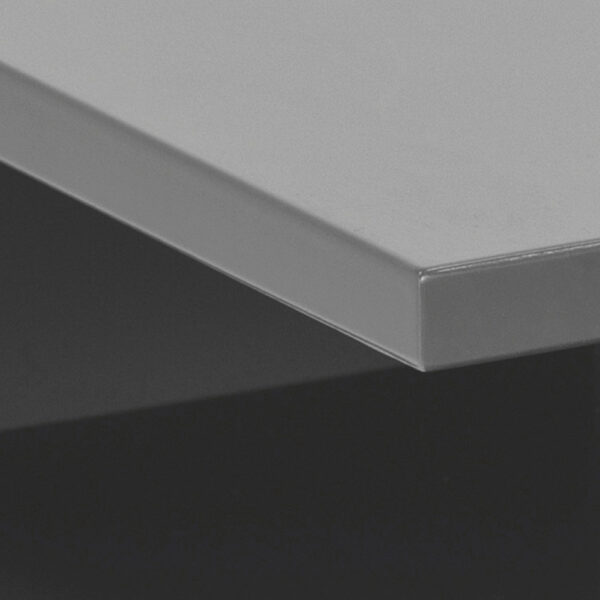 Ashlan Bedside Table with 1 Drawer in Grey | Assembly Required