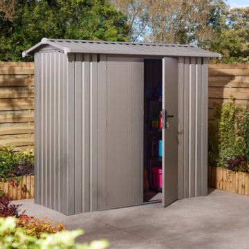 Oakworld Alfresco Brentvale Premium Apex Metal Shed 8×4