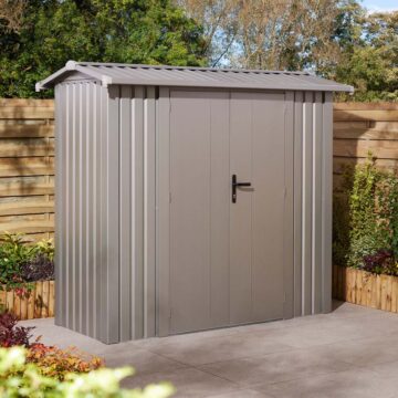 Oakworld Alfresco Brentvale Premium Apex Metal Shed 8×4