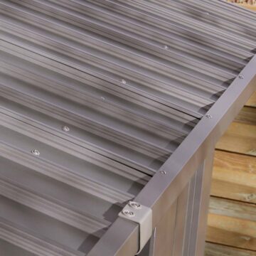 Oakworld Alfresco Brentvale Premium Apex Metal Shed 8×4