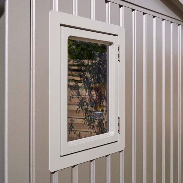 Oakworld Alfresco Brentvale Premium Apex Metal Shed 8x6 | Assembly Required