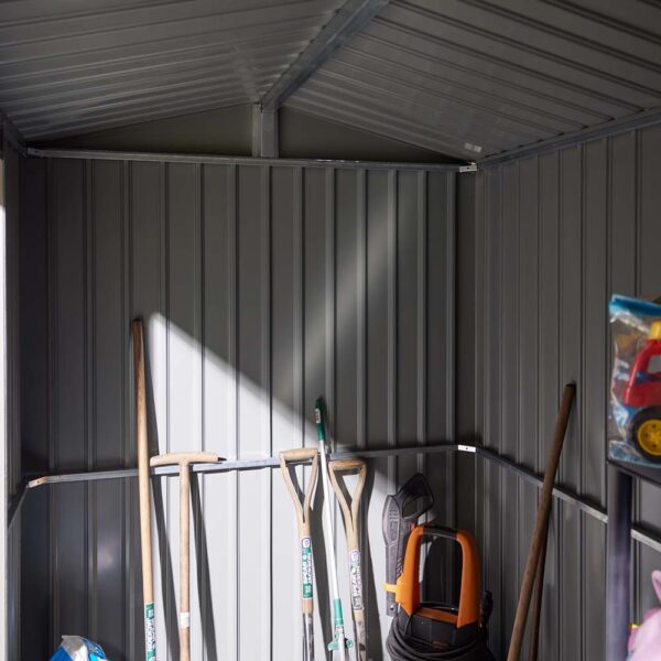 Oakworld Alfresco Brentvale Premium Apex Metal Shed 8x6 | Assembly Required