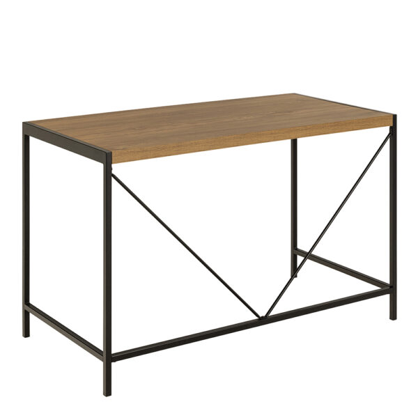 Bahamas Office Desk and Black and Oak | Assembly Required