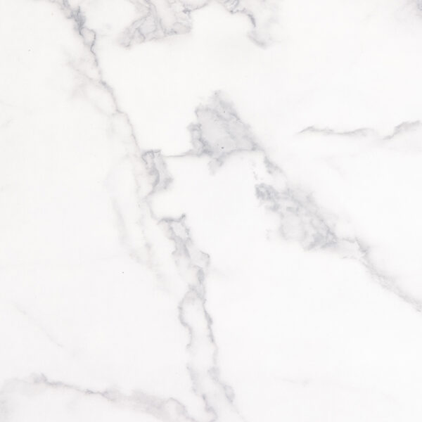 Barossa Coffee Table with White Marble Carrara Top & Black Base 40cm | Assembly Required