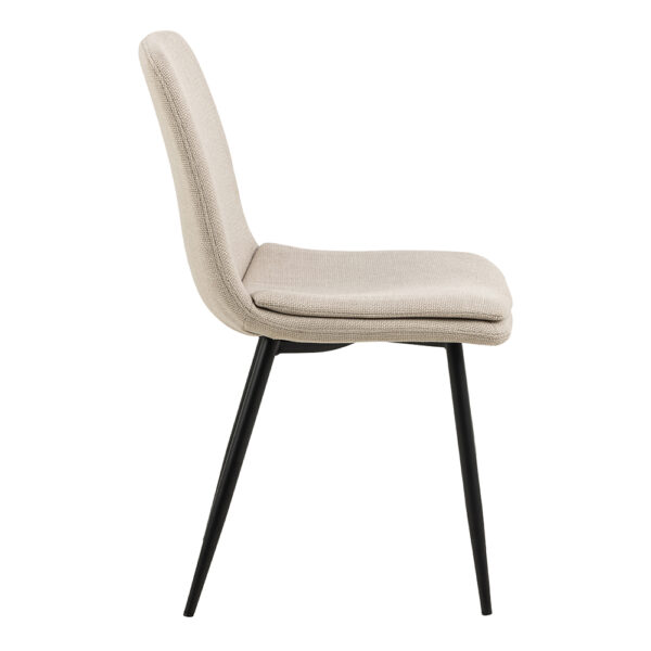 Becca Dining Chair in Beige Set of 4 | Assembly Required