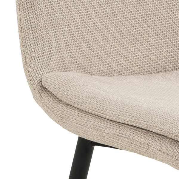 Becca Dining Chair in Beige Set of 4 | Assembly Required