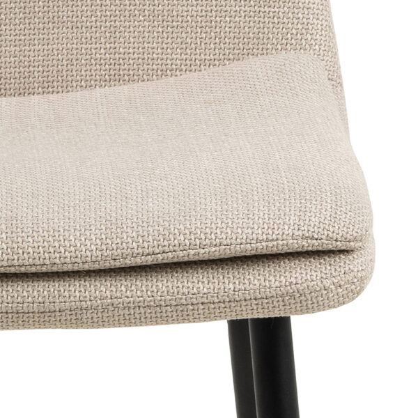Becca Dining Chair in Beige Set of 4 | Assembly Required