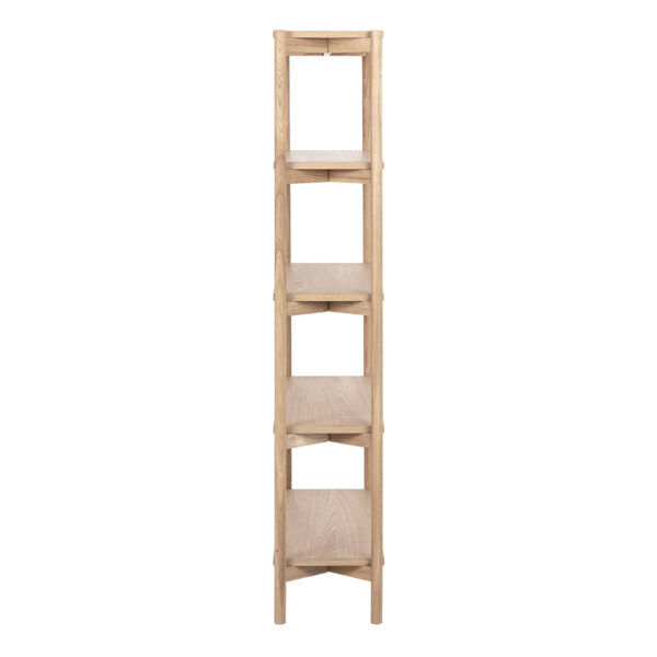 Braidwood Bookcase with 4 Shelves in White | Assembly Required