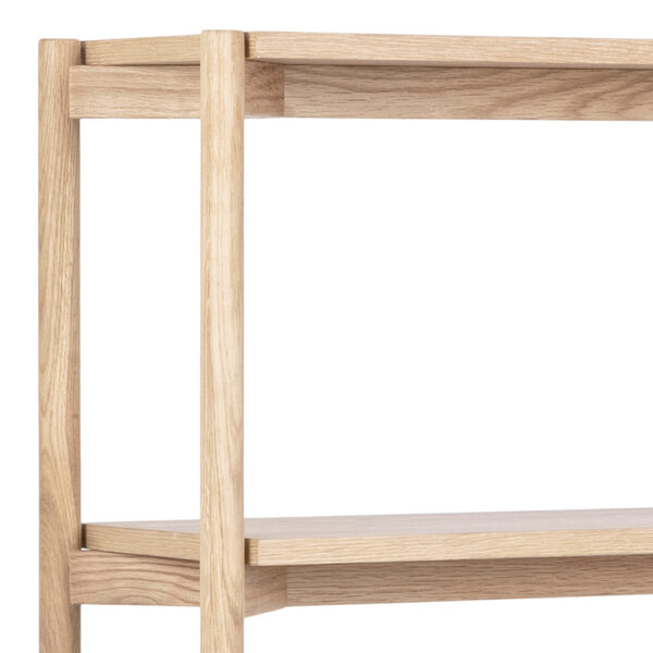 Braidwood Bookcase with 4 Shelves in White | Assembly Required