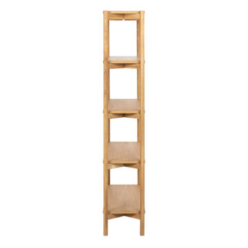 Braidwood Oak Tall 4 Shelf Bookcase