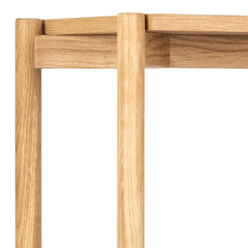 Braidwood Oak Tall 4 Shelf Bookcase