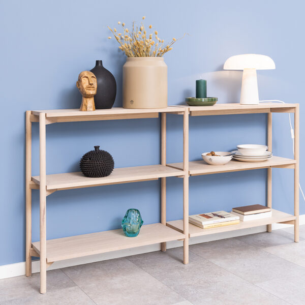 Braidwood bookcase  with 4 shelves in White | Assembly Required
