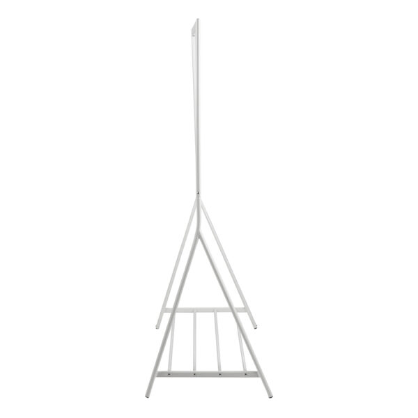 Brent Clothes Rack in White | Assembly Required