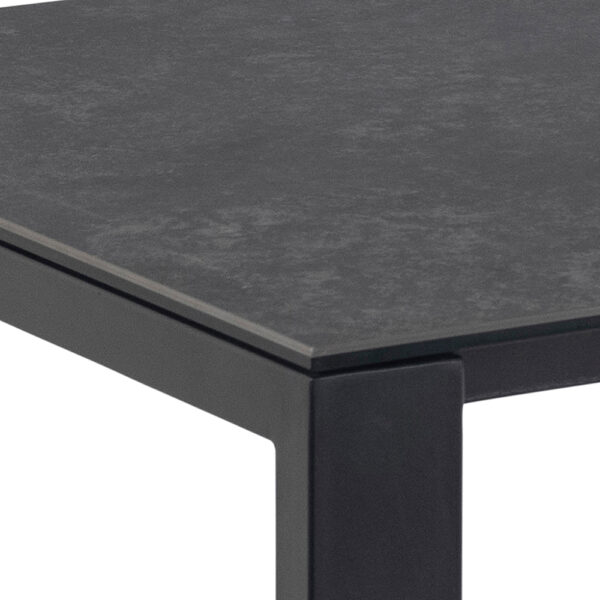 Brentford Dining Table in Matte Black | Assembly Required