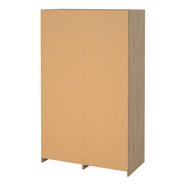 Cairo Wardrobe with 2 Sliding Doors 1 Small Door and 2 drawers in Jackson Hickory Oak | Assembly Required