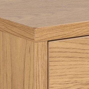 Cholet 1 Drawer Bedside Table | Oak Finish