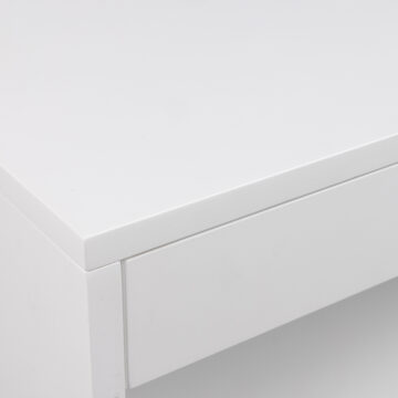 Cholet White 1 Drawer Bedside Table
