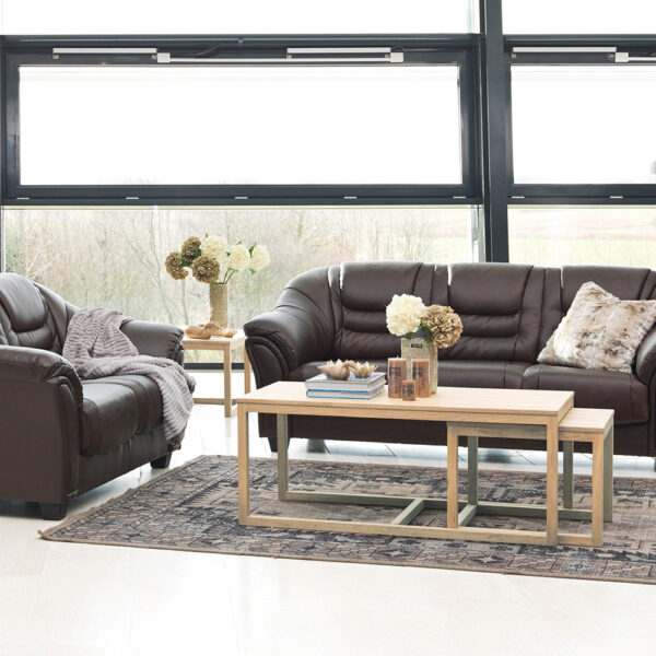Cornus Coffee Table in Oak Set of 3 | Assembly Required