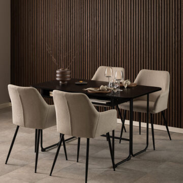 Darlington Black Dining Table