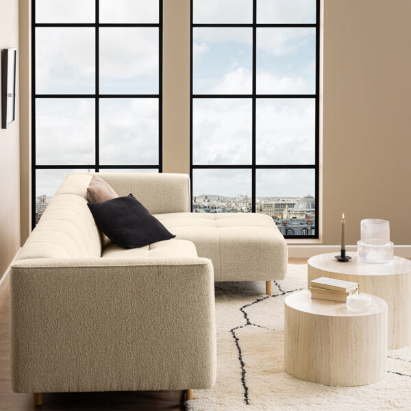 Dice Coffee Table Set in  Light Oak | Assembly Required