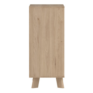Elden White 3 Drawer Chest | Jackson Hickory Oak
