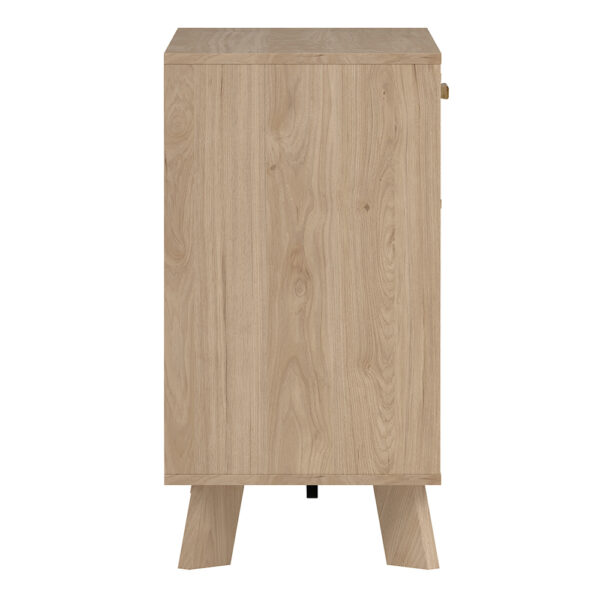 Elden Sideboard 2 Doors + 1 Drawer in Jackson Hickory and White | Assembly Required