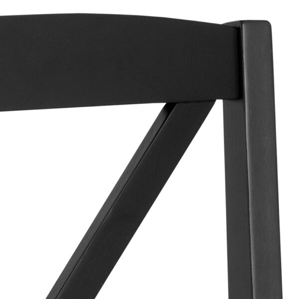 Elvira Dining Chair in Black and Oak | Assembly Required