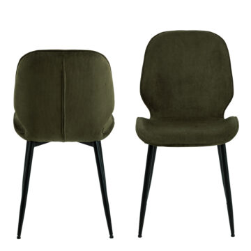 Femke Dining Chair in Olive Green