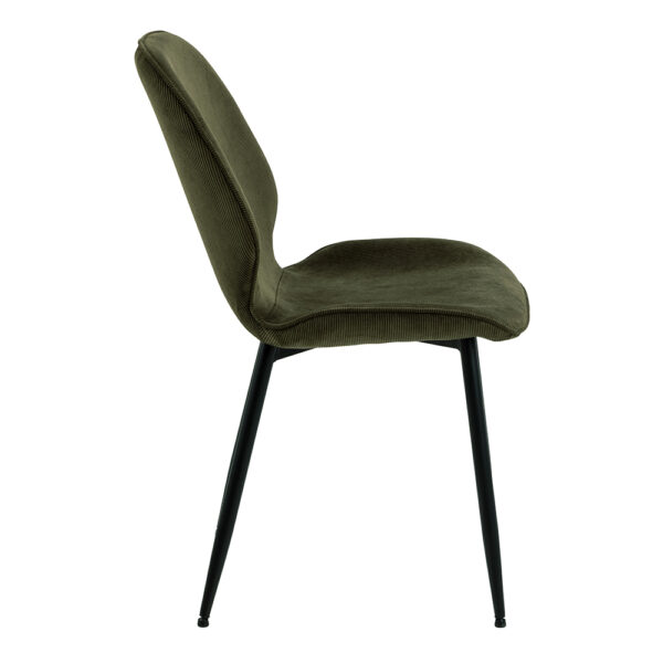 Femke Dining Chair in Olive Green | Assembly Required