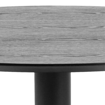 Ibiza Black Small Round Cafe Table