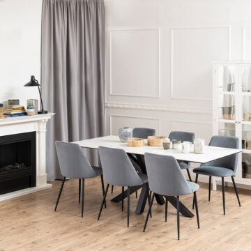 Ines Grey Dining Chair | Set of 4