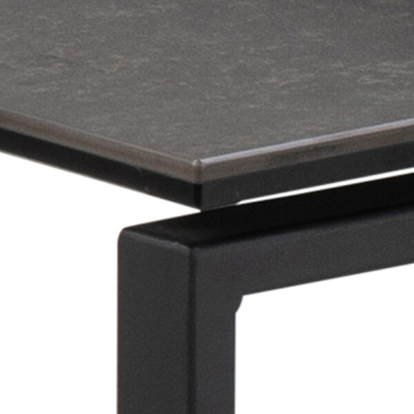 Katrine Nest of Tables in Black Set of 3 | Assembly Required