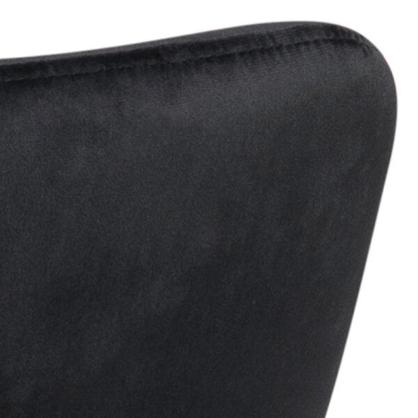 Lima Dining Chair with Armrest in Black | Assembly Required