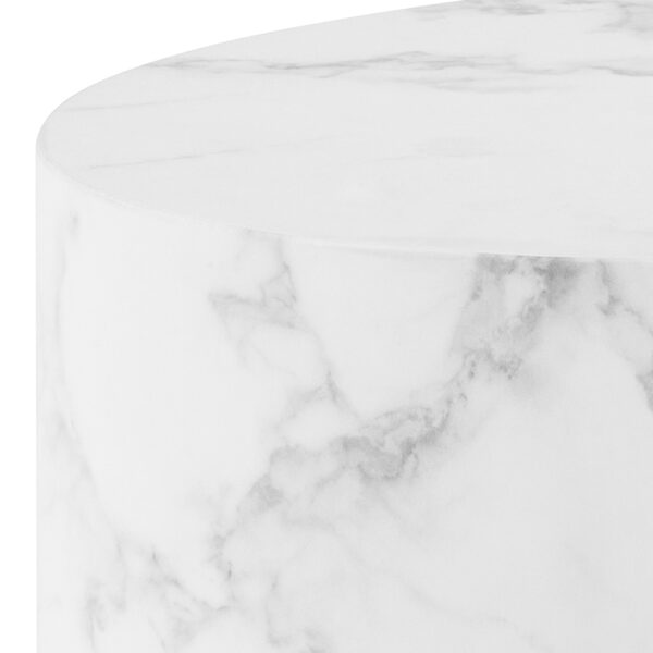Mice Oval Coffee Table Set in White | Assembly Required