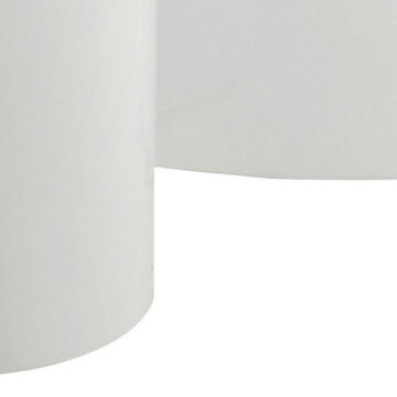 Mice Oval White Coffee Table Set
