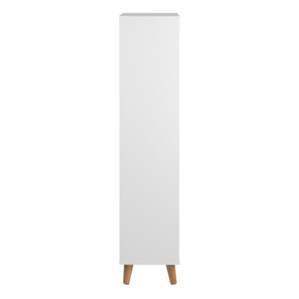 Mitra Shoe Cabinet 3 Flip Down Doors in White | Assembly Required