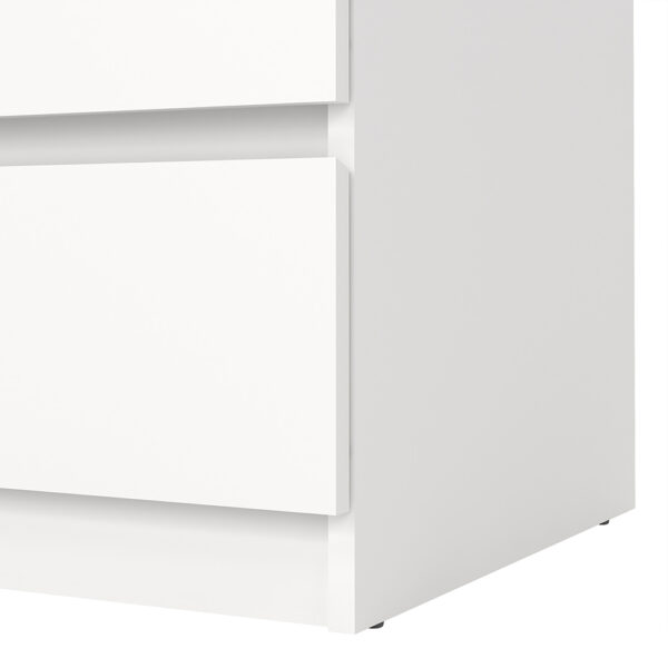 Moderno Chest of 3 Drawers in White | Assembly Required