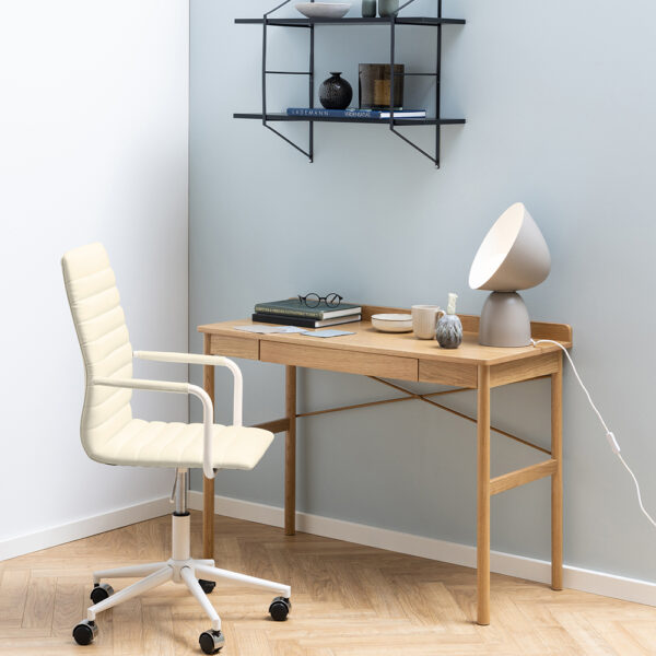 Paul Office Desk in Oak | Assembly Required
