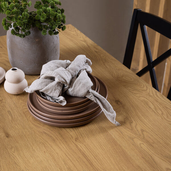Peru Dining Table in Black and Oak | Assembly Required