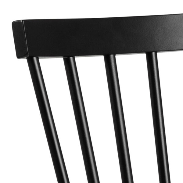 Riano Dining Chairs in Black Set of 2 | Assembly Required