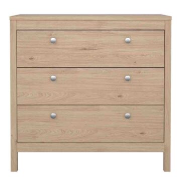 Ronda Chest 3 Drawers in Jackson Hickory Oak