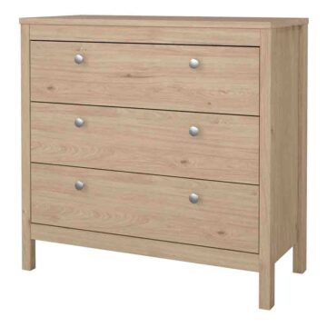 Ronda Chest 3 Drawers in Jackson Hickory Oak