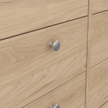 Ronda Double Dresser 4+4 drawers in Jackson Hickory Oak