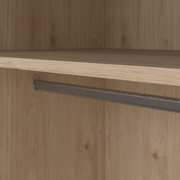 Ronda 3 Door Wardrobe | Hickory Oak Finish