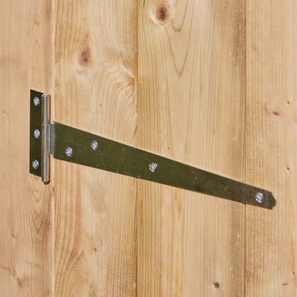 Oakworld Alfresco Shiplap Apex Shed Single Door 4x6 | Assembly Required