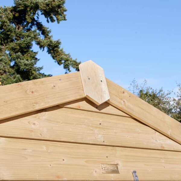 Oakworld Alfresco Shiplap Apex Shed Single Door 8x6 | Assembly Required