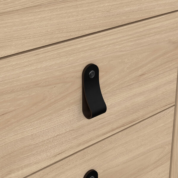 Seville Bedside Table 2 Drawers in Jackson Hickory Oak | Assembly Required